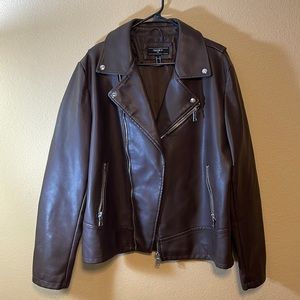 FOREVER21 Brown Leather Jacket